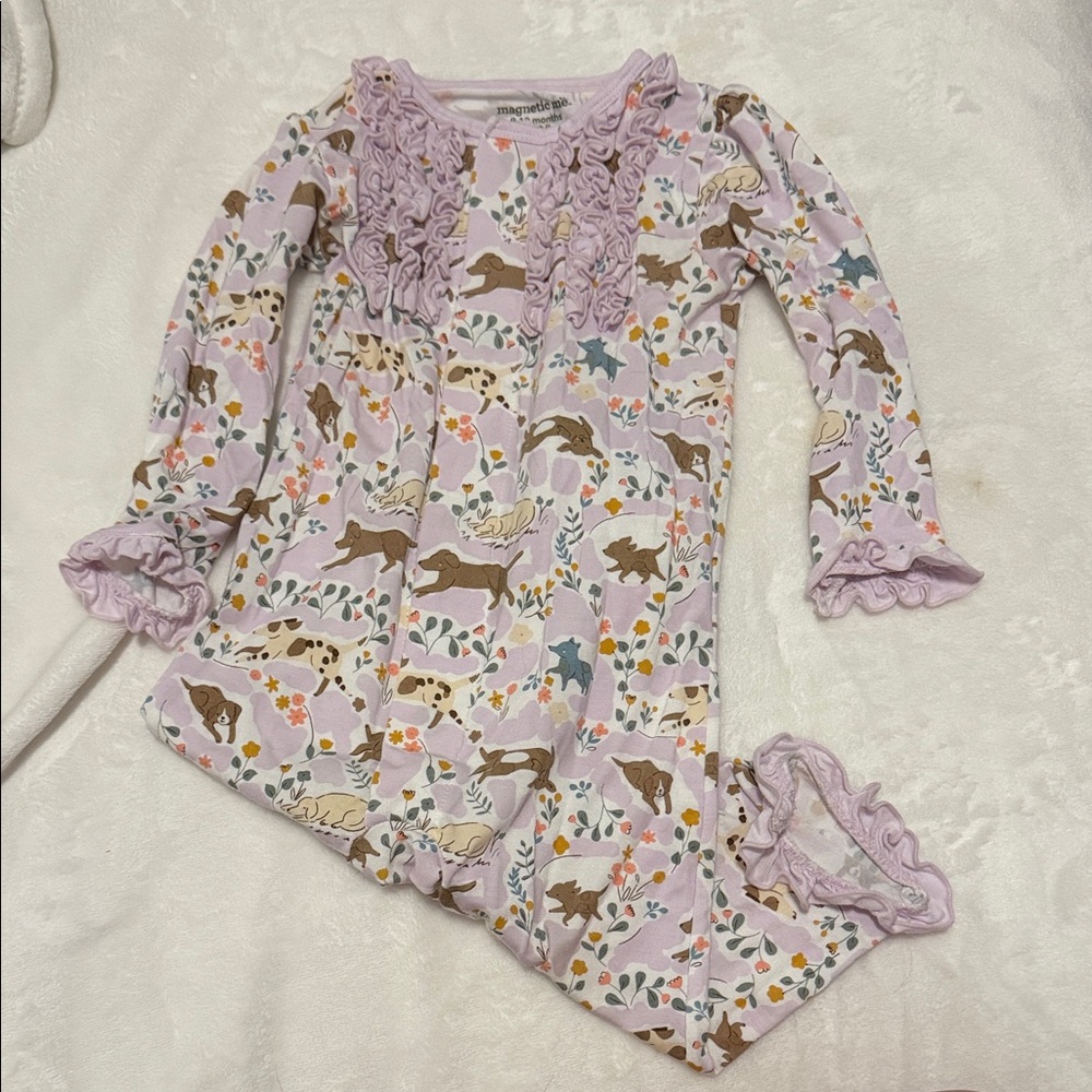 Magnetic Me Dogs and Puppies Ruffle Romper